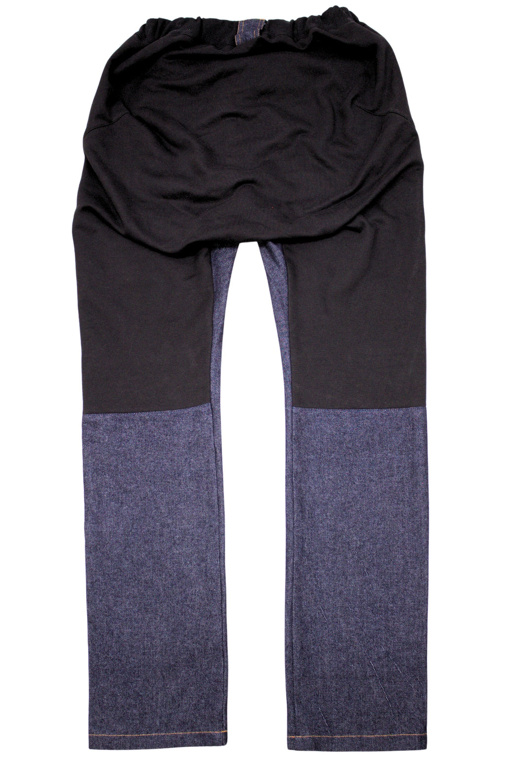 Rollstuhlgerechte Jeans für Herren mit heruntergelassener Vorderseite, 100 % Baumwolle