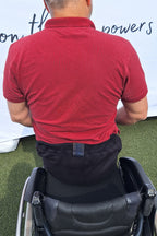 Rollstuhlgerechte Jeans für Herren mit heruntergelassener Vorderseite, 100 % Baumwolle