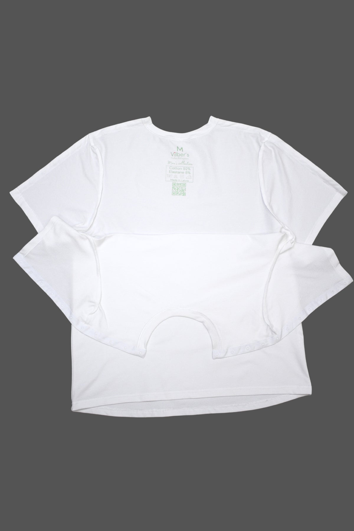 Adaptives Herren-T-Shirt mit zu öffnenden Schultern