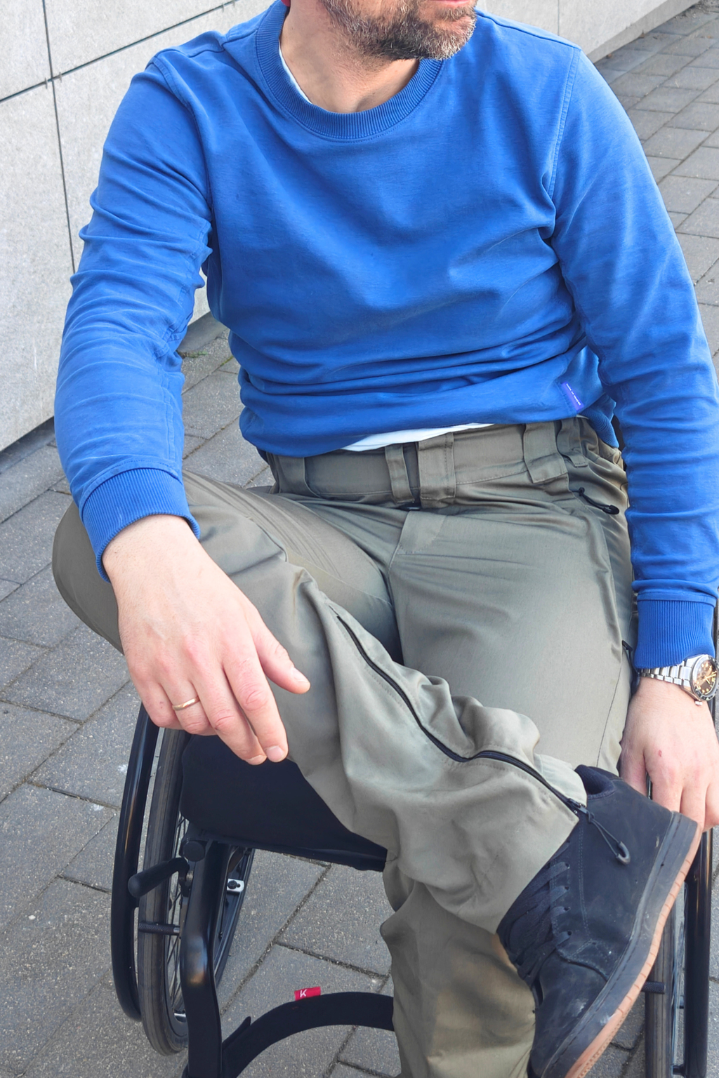 Adaptive Cargo-Hose 2.0 für Herren – Hochfunktionale Rollstuhlhose