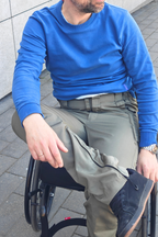Adaptive Cargo-Hose 2.0 für Herren – Hochfunktionale Rollstuhlhose