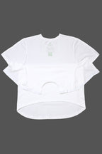 Rollstuhlgerechtes Herren-T-Shirt mit zu öffnenden Schultern | Unterstütztes Anziehen