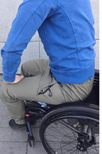 Adaptive Cargo-Hose 2.0 für Herren – Hochfunktionale Rollstuhlhose