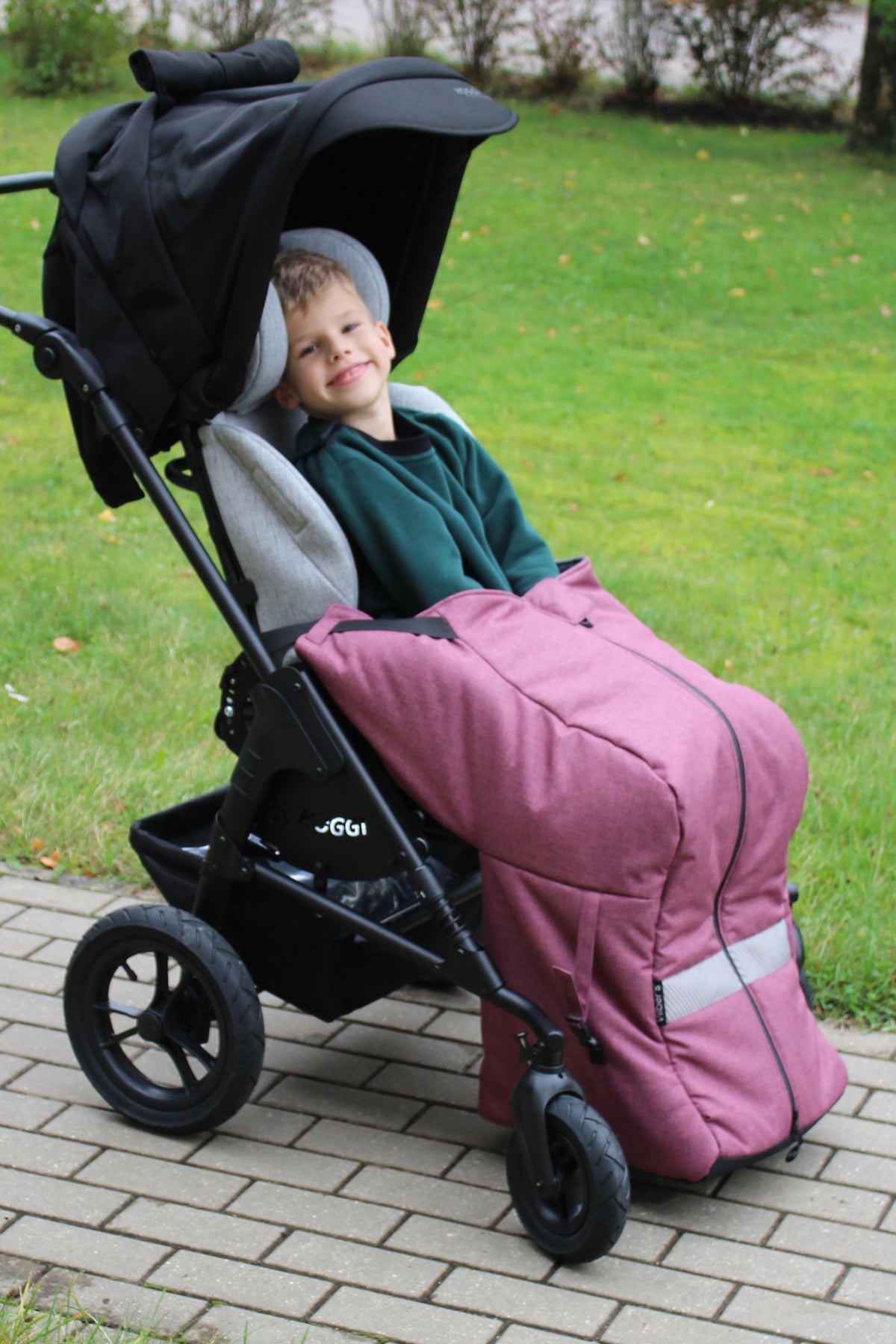 Junior for Seating Systems. Beinschutz für Reha-Buggys (Hoggi, Otto Bock)