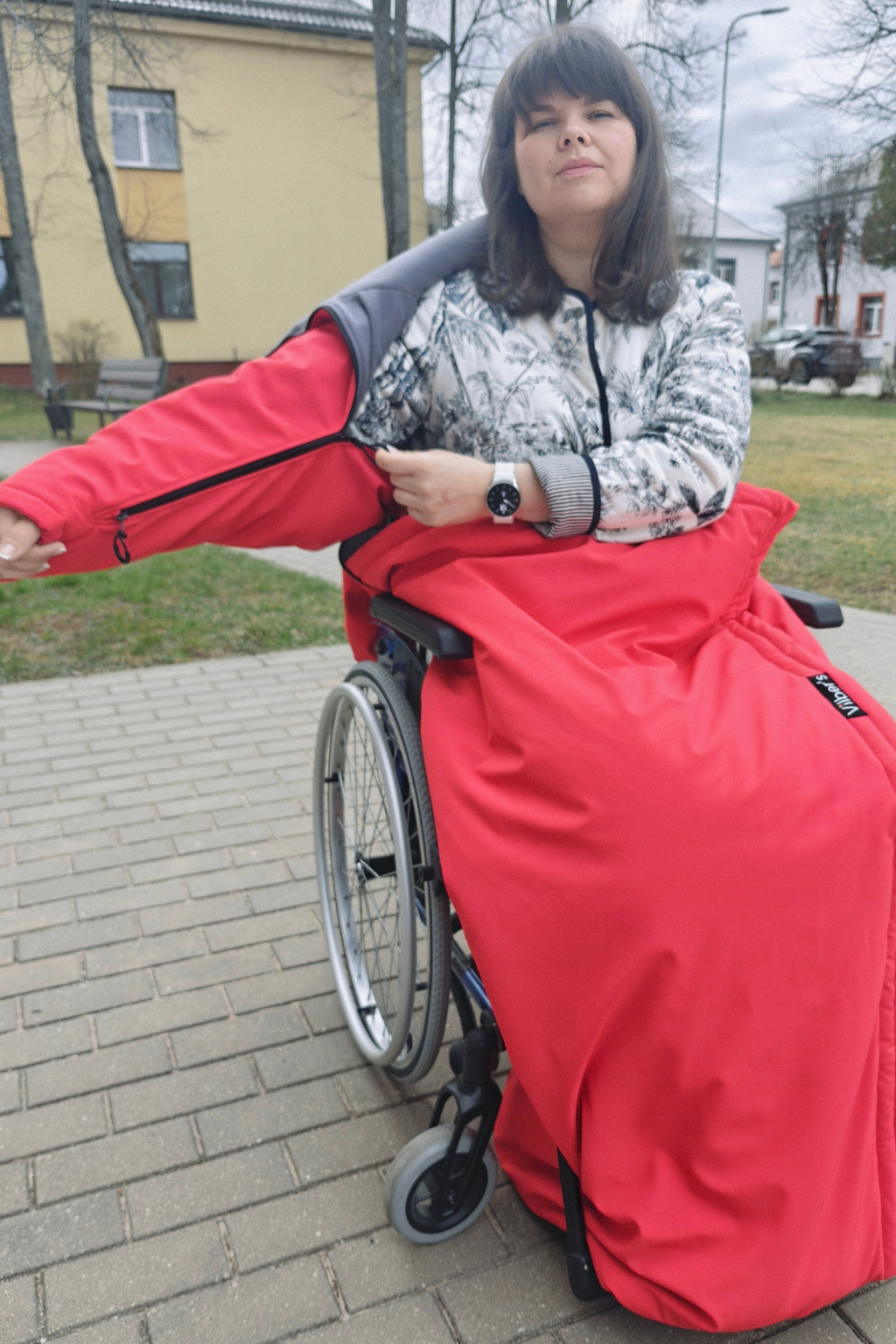 Rollstuhl-Winteranzug All-in-One | Wärme von Kopf bis Fuß