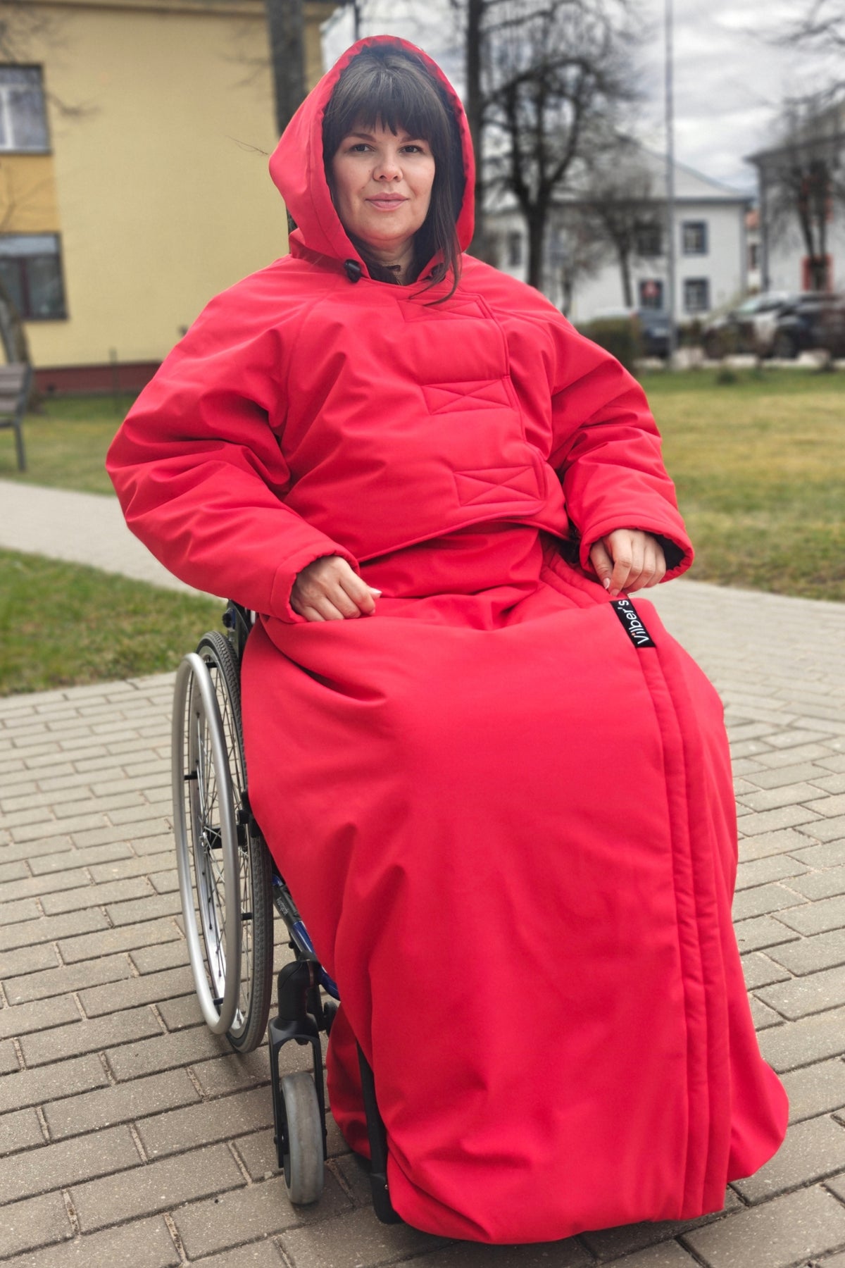 Rollstuhl-Winteranzug All-in-One | Wärme von Kopf bis Fuß