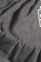 Close-up of French Terry fabric used in Vilber's adaptive joggers, showing the soft three-thread knit texture. 90% cotton, 10% polyester.