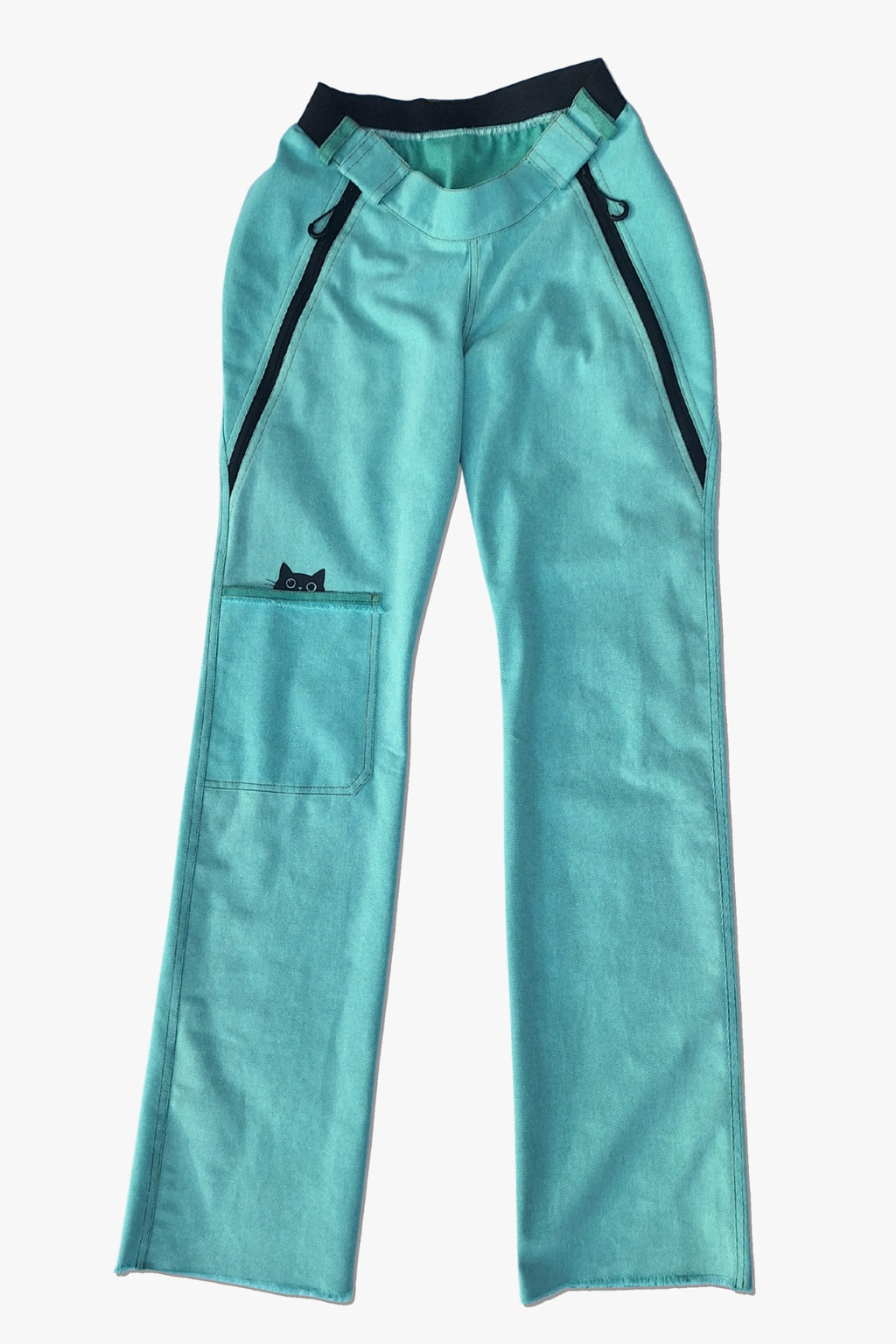 Rollstuhladaptive Jeans für Damen mit elastischem Bund