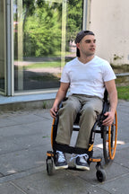 Jogginghose für Rollstuhlfahrer, Armeegrün